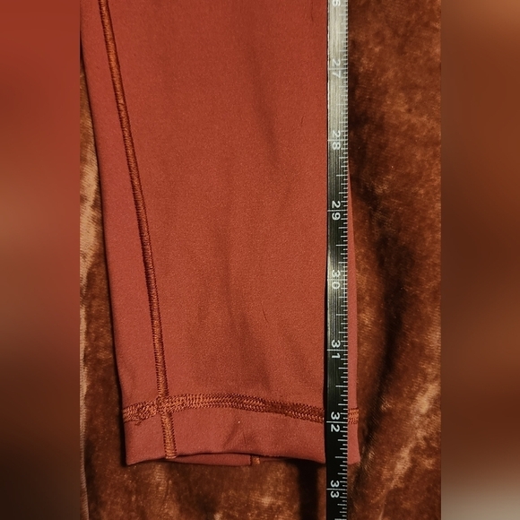 Adidas Red Wide Band XS Ankle Leggings - Picture 9 of 12